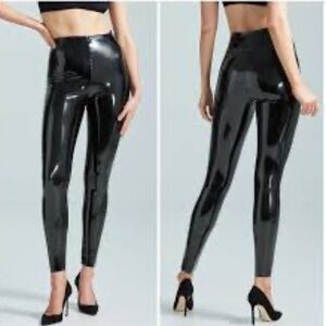 Carbon38 Black High-Shine Women's Leggings